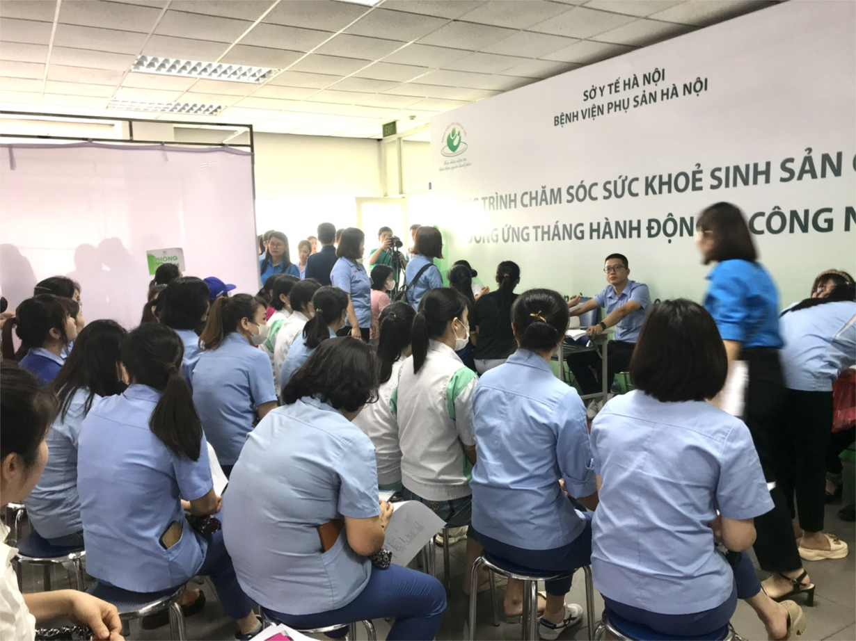 Hà Nội: 600 nữ công nhân lao động được khám sức khỏe, tầm soát phát hiện sớm Ung thư miễn phí (20/04/2024)